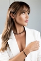 Armband Sophie Premium aus Onyx und Rauchquarz