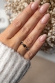 Ring MYSTIC black aus Quarz mit Turmalin
