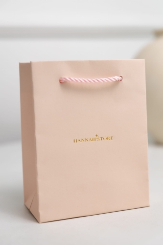 Geschenktasche „Pink” mit Hanna Store Logo