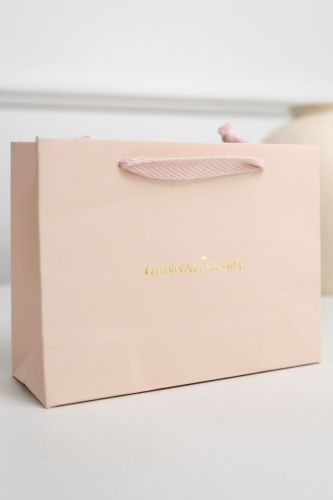 Geschenktasche PREMIUM „Pink” mit Hanna Store Logo