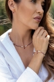 Serenity Tears PINK Armband mit Rubin-Anhänger