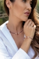 Ohrringe mit Rubin SERENITY TEARS aus vergoldetem Silber