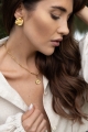 Ohrringe GOLDEN CHIC aus Edelstahl