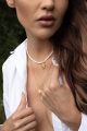 Halskette MAGIC PEARL aus vergoldetem 925er Silber
