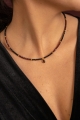 Halskette Serenity Tears BURGUNDY mit Granat-Anhänger