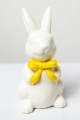 Osterhase Figur mit gelber Schleife 12 cm