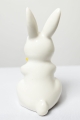 Osterhase Figur mit grüner Schleife 12 cm