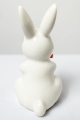 Osterhase Figur mit orangefarbener Schleife 12 cm