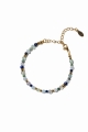 WASSERMANN Premium – Sternzeichen-Armband – Aquamarin, Fluorit, Chrysokoll