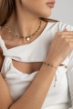 ZWILLINGE – Sternzeichen-Armband – Tigerauge, Citrin, Smaragd