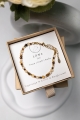 LÖWE Premium – Sternzeichen-Armband – Citrin, Tigerauge, Bergkristall