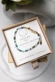 FISCHE Premium – Sternzeichen-Armband – Apatit, Mondstein, Aquamarin