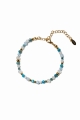 FISCHE Premium – Sternzeichen-Armband – Apatit, Mondstein, Aquamarin