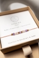 FISCHE – Sternzeichen-Armband – Amethyst, Jadeit, Mondstein