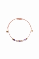 FISCHE – Sternzeichen-Armband – Amethyst, Jadeit, Mondstein