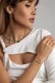 FISCHE – Sternzeichen-Armband – Apatit, Mondstein, Aquamarin