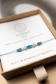 FISCHE – Sternzeichen-Armband – Apatit, Mondstein, Aquamarin