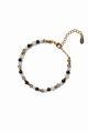 STEINBOCK Premium – Sternzeichen-Armband – Turmalin, Mondstein, Rauchquarz