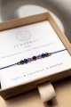 JUNGFRAU – Sternzeichen-Armband – Amethyst, Saphir, Lapislazuli
