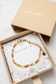 Talisman-Armband Reichtum Premium   Citrin • Peridot • Karneol • Bergkristall