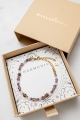 Talisman-Armband Harmonie Premium   Rauchquarz • Amethyst • Mondstein