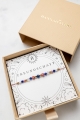 Talisman-Armband Freundschaft aus Chalcedon, Lapislazuli und Rhodonit