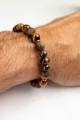 Talisman-Armband Selbstbewusstsein – Herrenarmband aus Bronzyt und Tigerauge