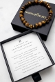 Talisman-Armband Selbstbewusstsein – Herrenarmband aus Bronzyt und Tigerauge