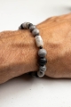 Talisman-Armband Gesundheit und Kraft – Herrenarmband aus Jaspis, Labradorit und Vulkangestein