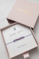 Armband PURE LOVE violet aus Amethyst