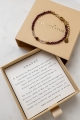 Premium-Wurzelchakra-Armband – Granat