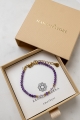 Premium-Kronenchakra-Armband – Amethyst