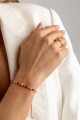 Armband des Feuerelements mit Citrin, Karneol, Sonnenstein und rotem Jaspis