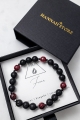 Armband für Herren – ELEMENT FEUER aus Jaspis und Vulkangestein