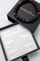 Armband für Herren – ELEMENT FEUER aus Jaspis und Vulkangestein