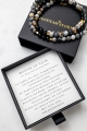 Herrenkette MASTER OF CALM aus braunem Opal und Onyx