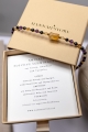 Halskette AMULETT der positiven Schwingungen – Citrin, Amethyst, Turmalin 