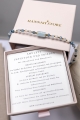 Amulett-Halskette der Intuition und Ruhe – heller Aquamarin, dunkler Aquamarin, Mondstein