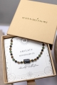 Armband AMULETT des Reiseschutzes – Turmalin, Afrikanischer Türkis, Rauchquarz
