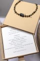 Armband AMULETT des Reiseschutzes – Turmalin, Afrikanischer Türkis, Rauchquarz