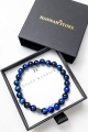 Herrenarmband NIGHT WARRIOR Silver aus Tigerauge
