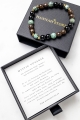 Herrenarmband MYSTIC VOYAGER aus Onyx, Bronzit und afrikanischem Türkis
