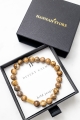 Herrenarmband „Desert Calm“ aus Landschaftsjaspis