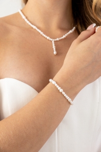 Armband NADIA aus natürlichen Perlen