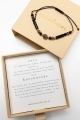 SOPHIE – Armband aus Rauchquarz und Onyx 
