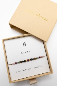 ARMBAND LIVIA aus mehrfarbigem Turmalin