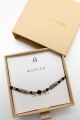 ARMBAND MADLEN AUS ONYX UND INDISCHEM ACHAT