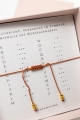 Morse-Armband MUTTI – Sonnenstein in Nude | Teil der Kollektion MORSE CODE