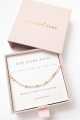 Morse-Armband ICH LIEBE DICH – Rosenquarz in Hellrosa | Teil der Kollektion MORSE CODE