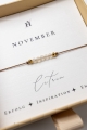 Armband mit Citrin für November-Geborene